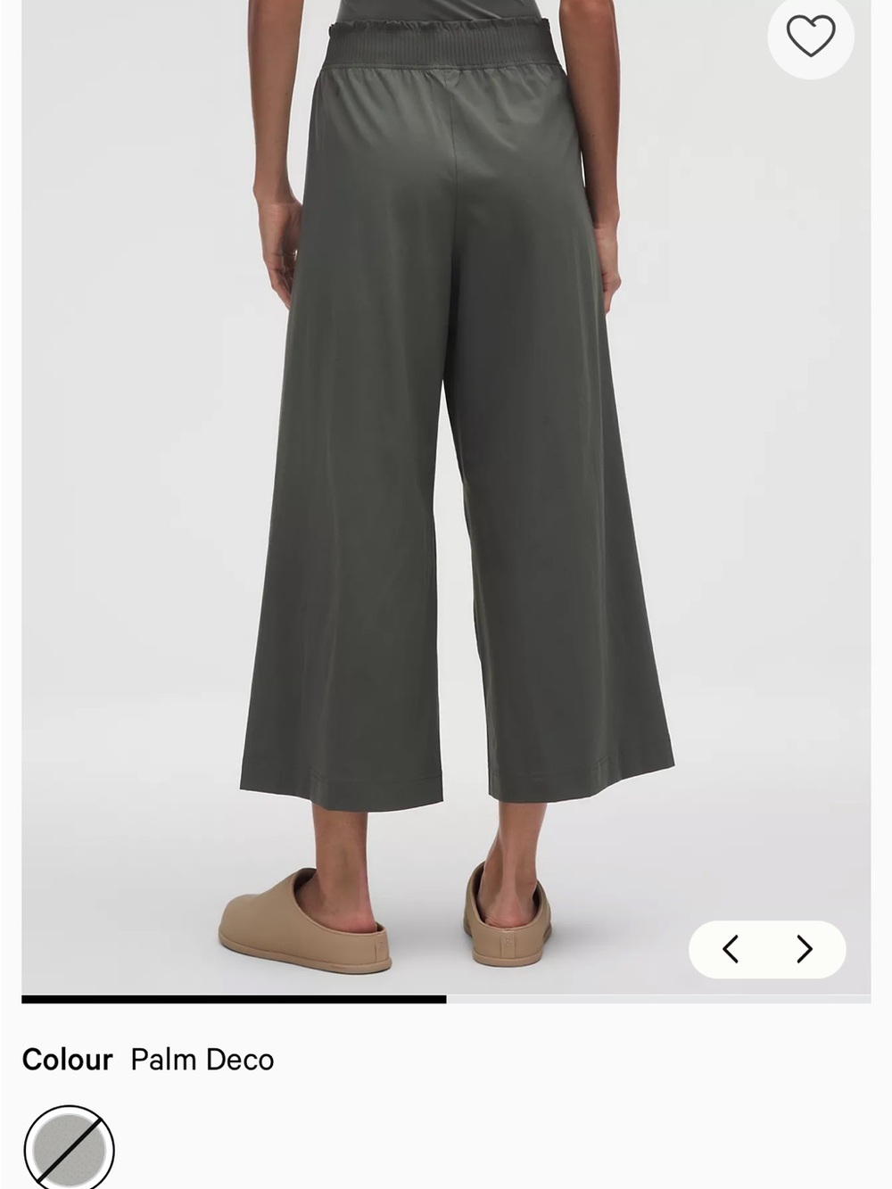 Lululemon Stretch Woven Ruffle Waist Wide-Leg Crop (set of 2) - Picture 13 of 14